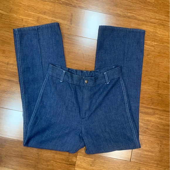 Vintage 70’s era Sears girls straight leg roller skate pocket jeans - Picture 3 of 4